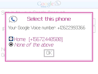google voice 黑莓8700客户端 登陆