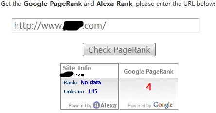PageRank=4 .com